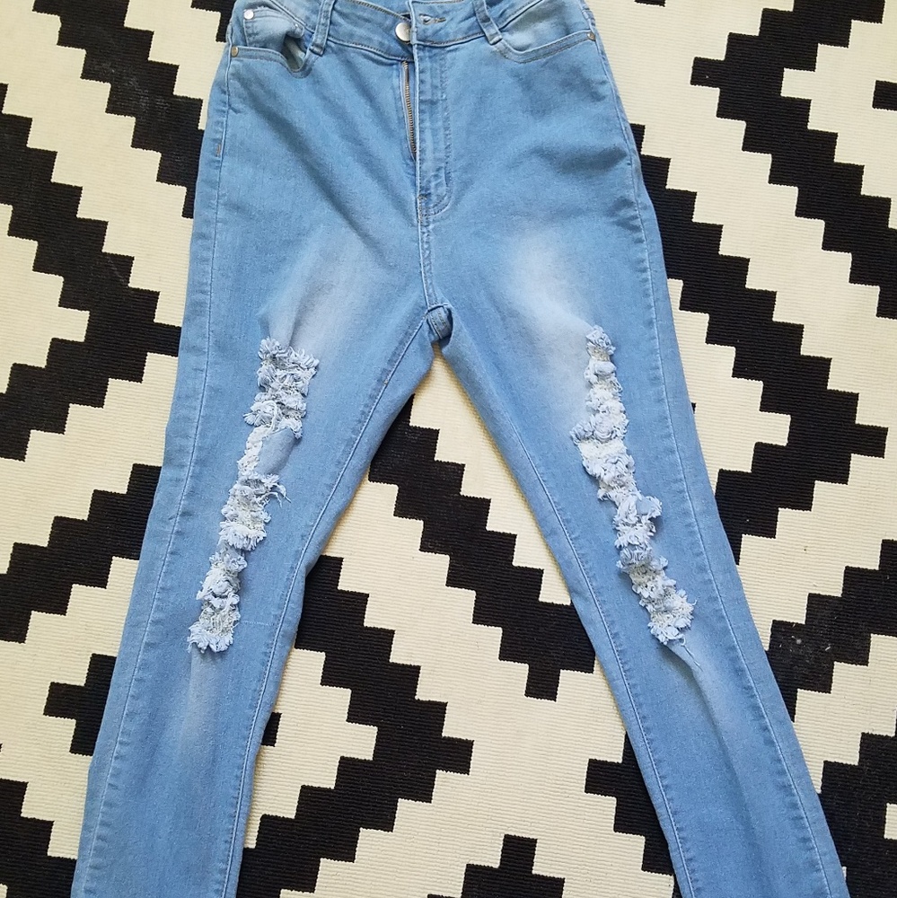 High Waisted Skinny Jeans